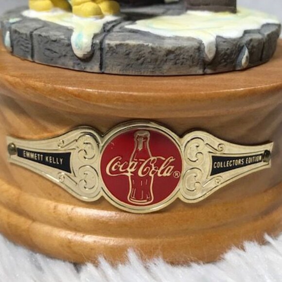 Vintage Coca-Cola Limited Edition Emmett Kelly Time for a Coke Musical Figurine - Picture 5 of 12